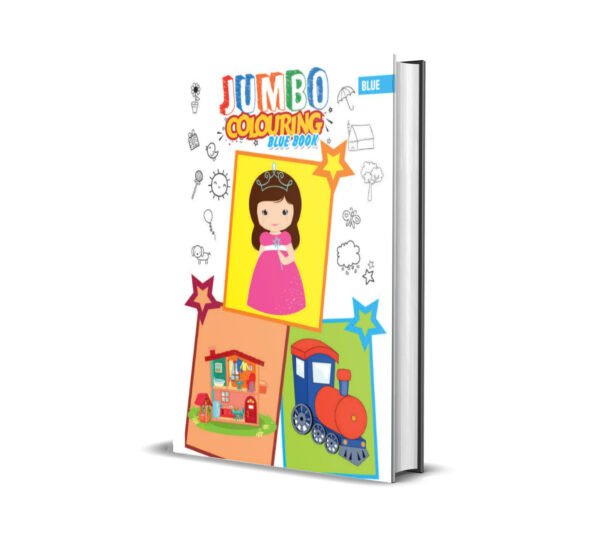 Jumbo Colouring Book Blue