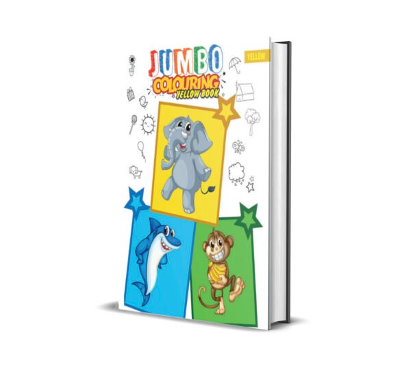 Jumbo Colouring Book Yellow